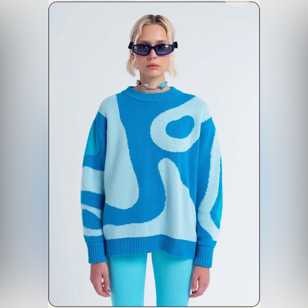 Arthur Apparel Metamorphic Sweater – Sea – Size 2
